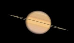 Saturn, Stellarium